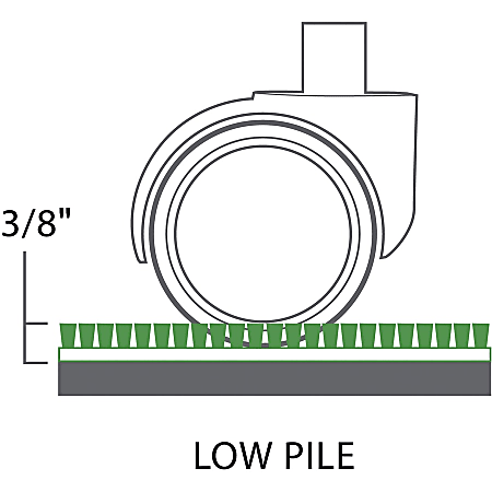 ES ROBBINS Sit or Stand Mat with Lip - Pile Carpet - 53 ES ROBBINS Sit or Stand Mat with Lip - Pile Carpet - 53
