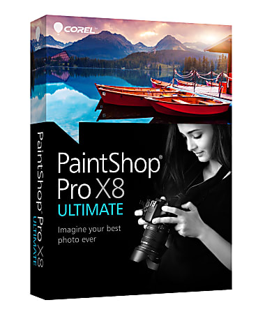 Corel® Paint Shop™ Pro® X8 Ultimate, Traditional Disc