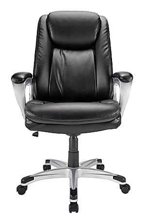 Realspace Treswell Bonded Leather High Back Executive Chair