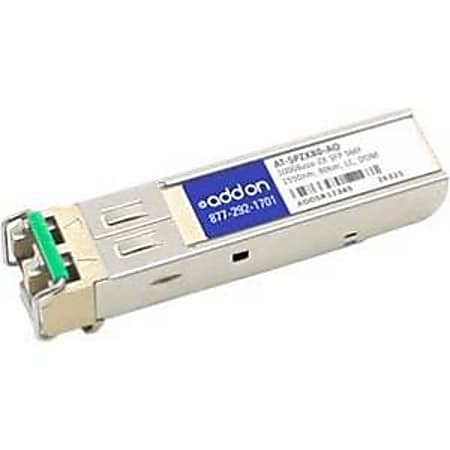 AddOn Allied Telesis AT-SPZX80 Compatible TAA Compliant 1000Base-ZX SFP Transceiver (SMF, 1550nm, 80km, LC, DOM)