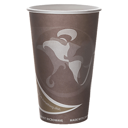 Eco-Products PCF Hot Cups, 16 Oz, Purple, Pack Of 1,000