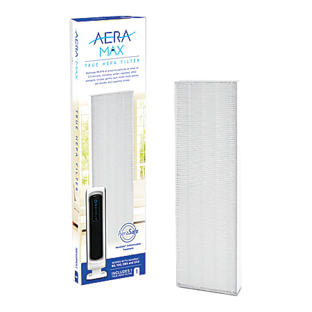 Fellowes® AeraMax True HEPA Filters, 16-1/2"H x 4-9/16"W x 1-1/4"D, Pack Of 4 Filters