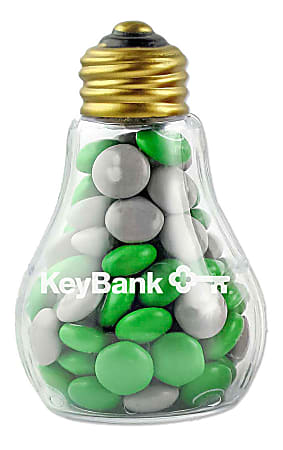 Light Bulb Filled With Chocolate Buttons, 3 Oz