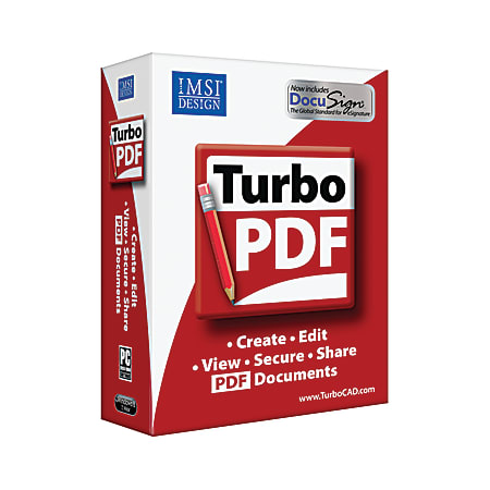 IMSI Design® TurboPDF®, For 1 PC, 1-Year Subscription, Disc