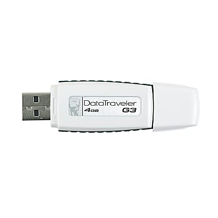 Kingston® DataTraveler® G3 USB Flash Drive, 4GB
