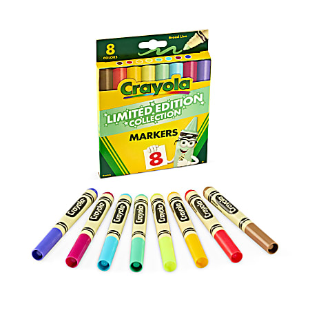 8 Retired Colors Creating 8 BL markers to match the 8ct retired crayons we are bringing back for Limited Time Only.