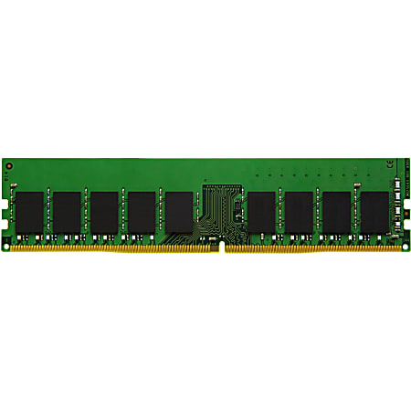 Kingston 8GB DDR4 SDRAM Memory Module - 8 GB - DDR4-2400/PC4-19200 DDR4 SDRAM - 2400 MHz - CL17 - 1.20 V - ECC - 288-pin - DIMM - Lifetime Warranty