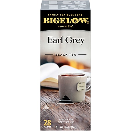 Bigelow Earl Grey Black Tea, Caffeinated, 40 Count (Pack