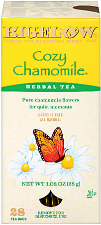 Bigelow® Cozy Chamomile Tea Bags, Box Of 28