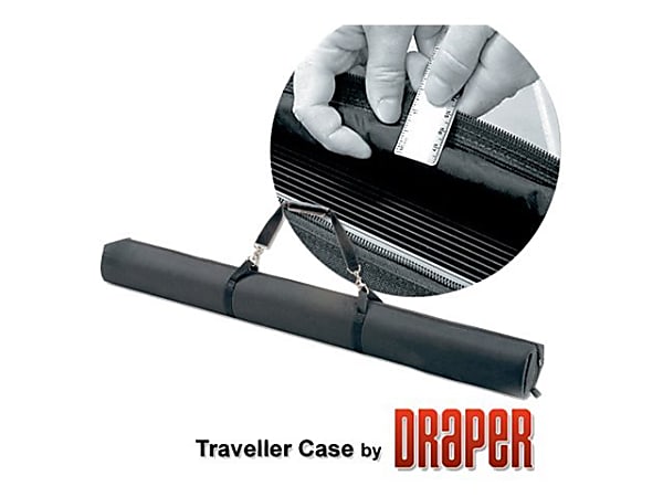 Draper Traveller - Projection screen - 55" (55.1 in) - 16:9 - Fiberglass Matt White