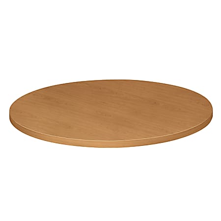 HON® Round Hospitality Table Top, 42"W x 42"D, Harvest