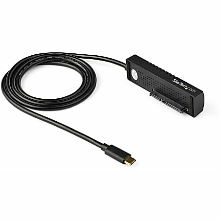 StarTech.com USB C to SATA Adapter Cable for 2.5"/3.5" SSD/HDD Drives - USB 3.1 (10Gbps)