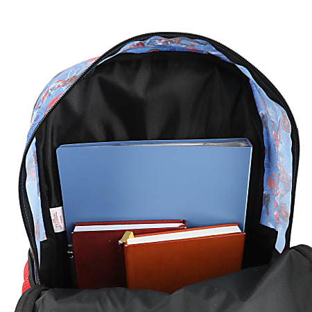 Spider man 5 piece backpack top