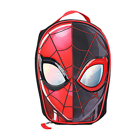 Bioworld Marvel Spider Man 5 Piece Backpack Set BlackBlueRed Office Depot
