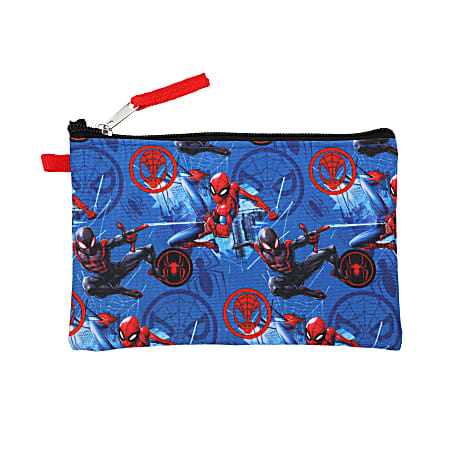 Bioworld Marvel Spider Man 5 Piece Backpack Set BlackBlueRed Office Depot