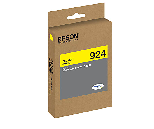 Epson® T924 DURABrite Ultra Genuine Ink Cartridge, Yellow, T924420