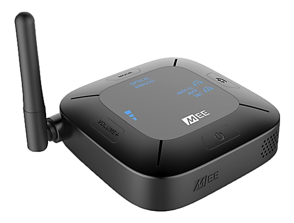 MEE audio Connect Hub Dual Headphone Wireless Bluetooth® Transmitter And Receiver, AF-CH-BK-MEE
