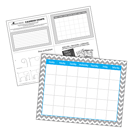 Barker Creek Set 4 Poster Incentive Chevron Nautical - Cartelloni 43,2 X 55,9 Cm Per Scuola E Attività Educative (LL-567)