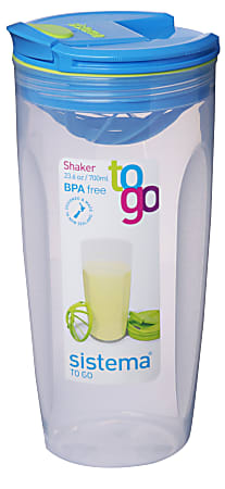 Sistema® Shaker To Go, 24 Oz., Assorted Colors (No Color Choice)