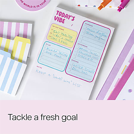 Post it Sticky Notes 4.9 x 7.7 in 1 Sticky Note Pad 50 SheetsPad School ...