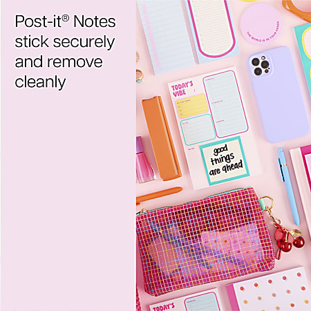 Post it Sticky Notes 4.9 x 7.7 in 1 Sticky Note Pad 50 SheetsPad School ...