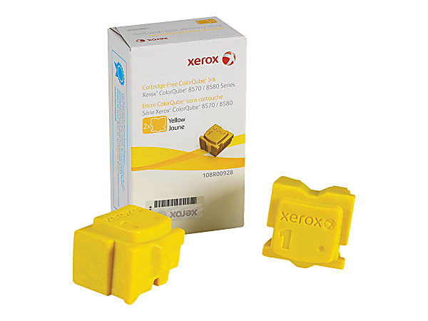 Xerox® 8570 ColorQube Yellow Solid Ink, Pack Of 2, 108R00928