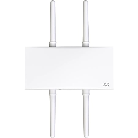 Meraki MR76 Dual Band IEEE 802.11 a/b/g/n/ac/ax 1.70 Gbit/s Wireless Access Point - Outdoor - 2.40 GHz, 5 GHz - External - MIMO Technology - 1 x Network (RJ-45) - Gigabit Ethernet - PoE Ports - 15 W - IP67