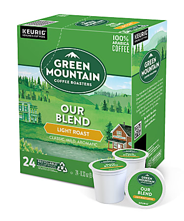 Green Mountain Coffee® Single-Serve Coffee K-Cup® Pods, Our Blend, Carton Of 24