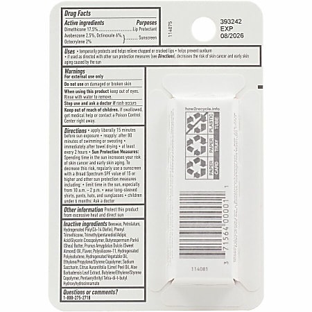 O'Keeffe's SPF 35 Lip Balm - Cream - 0.15 fl oz - For Dry Skin - SPF 35 - Applicable on Lip - Cracked/Scaly Skin, Sunburn - Moisturising, Water Resistant - 1 Each O'Keeffe's SPF 35 Lip Balm - Cream - 0.15 fl oz - For Dry Skin - SPF 35 - Applicable on Lip - Cracked/Scaly Skin, Sunburn - Moisturising, Water Resistant - 1 Each