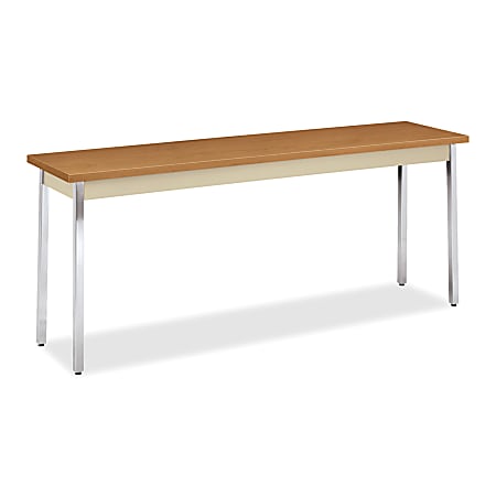 HON® Utility Table, 72" x 18" x 29", Harvest/Putty