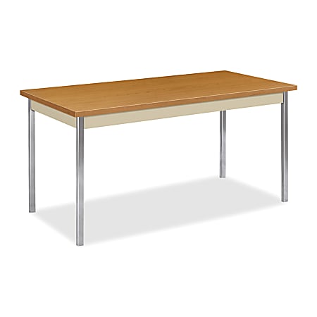 HON® Utility Table, 60" x 30" x 29", Harvest/Putty