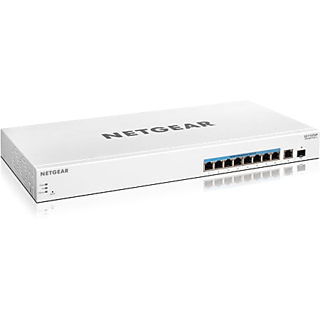 Netgear GS710TUP Ethernet Switch - 10 Ports - Manageable - 3 Layer Supported - Modular - 1 SFP Slots - 554 W Power Consumption - Twisted Pair, Optical Fiber - Rack-mountable - Lifetime Limited Warranty