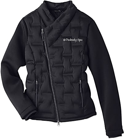 Custom North End Women’s Pioneer Hybrid Bomber Jacket
