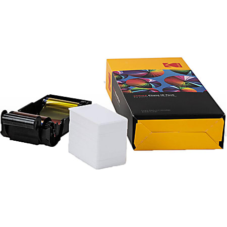 Kodak® Photo ID Printer 653619 YMCKO Color Ribbon Easy-Load Replacement Kit