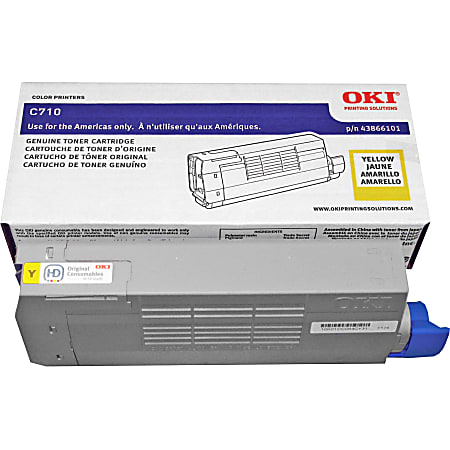 OKI® 43866101 Yellow Toner Cartridge