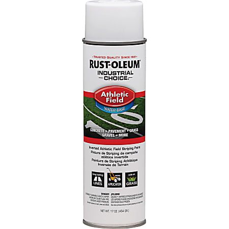 Rust-Oleum AF1600 Athletic Field Striping Paint, 17 Oz, White