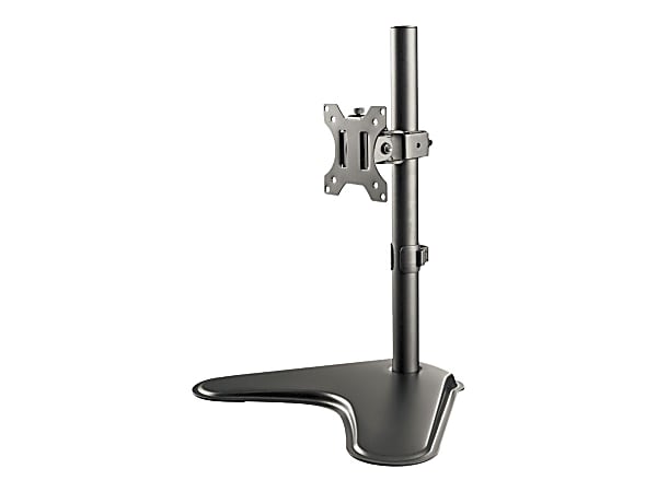 SIIG Height Adjustable Single Monitor Desk Stand - Mounting kit (desk stand) - for LCD display - steel - black - screen size: 13"-32"