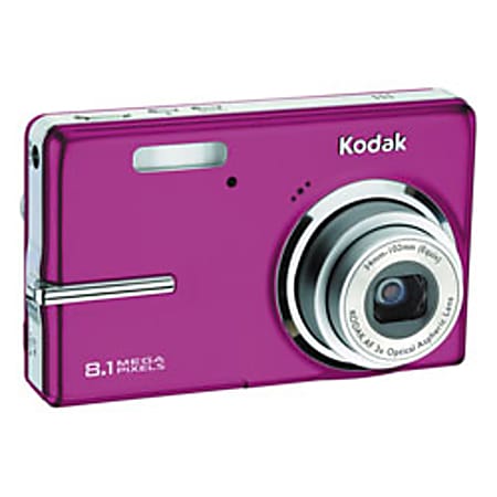 Kodak® EasyShare M893 Is 8.1-Megapixel Digital Camera, Pink
