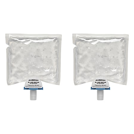 enMotion Unscented Gel Hand Sanitizer Dispenser Refills, 950 mL, Clear, Pack Of 2