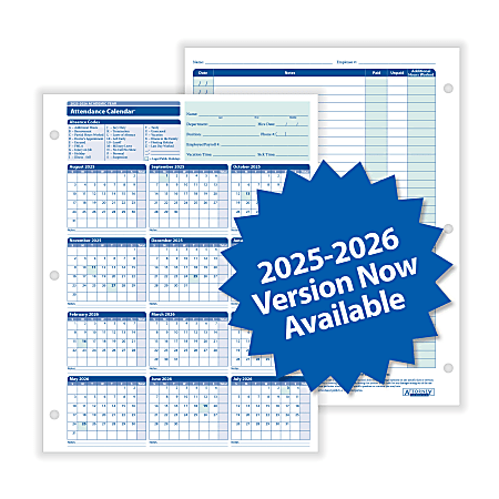 2024 Downloadable Employee Attendance Calendar