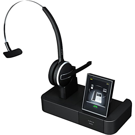 Jabra PRO 9460 Headset - Mono - Wireless - DECT - 492.1 ft - 150 Hz - 6.80 kHz - Over-the-head, Over-the-ear, Behind-the-neck - Monaural - Semi-open