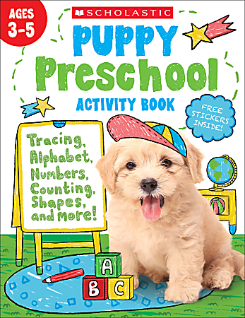 Scholastic® Puppy Preschool Activity Book, Pre-K