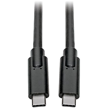 Tripp Lite USB C to USB Type C Cable 3.1 Gen 1, 5 Gbps 3A Rating M/M 10ft - 640 MB/s - 10 ft - 1x USB Type C Male Thunderbolt 3 - U420010