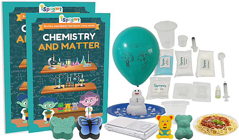 iSprowt STEM Science Class Kits, Chemistry & Matter, Pack Of 20 Kits