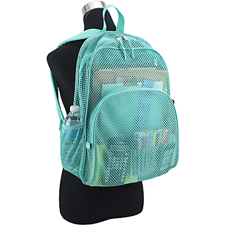 Turquoise mesh clearance backpack