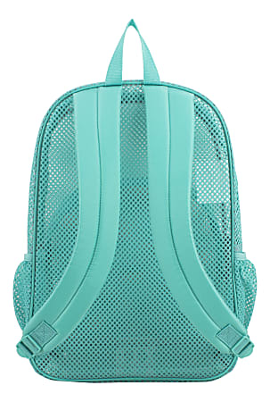 Turquoise mesh backpack sales