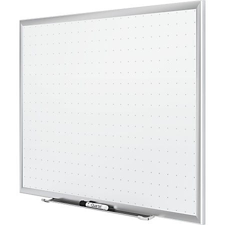 Quartet® Classic Total Erase® Dry-Erase Board, Melamine, 48" x 36", Silver Aluminum Frame