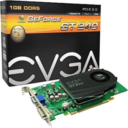 EVGA 01G-P3-1246-LR GeForce 240 Graphics Card - 550 MHz Core - 1 GB GDDR5 SDRAM - PCI Express 2.0 x16