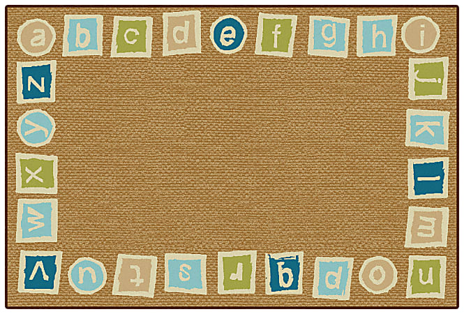 Carpets for Kids® KID$Value Rugs™ Alphabet Blocks Border