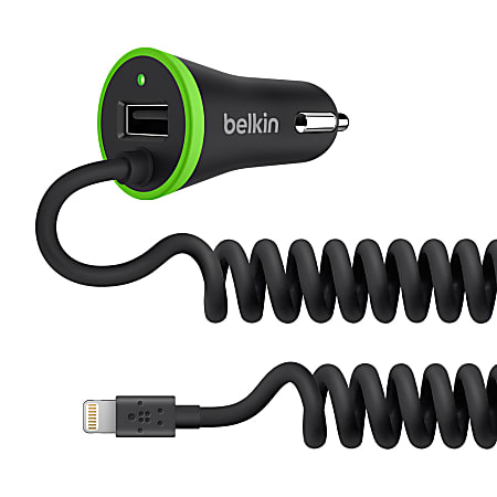 Belkin™ Car Charger for Lightning Devices, Black